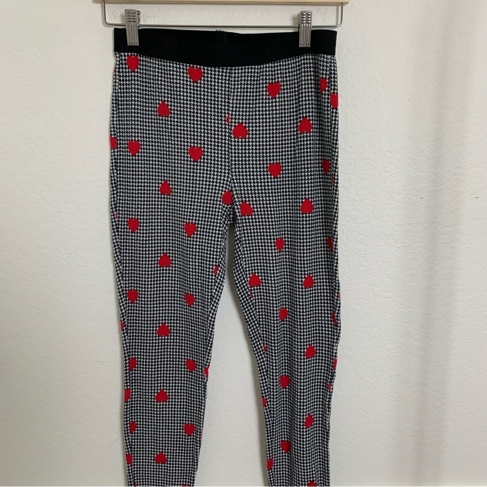 Victoria’s Secret Houndstooth Heart Thermal Pajama Set Womens S Waffle Stretch - Picture 11 of 13